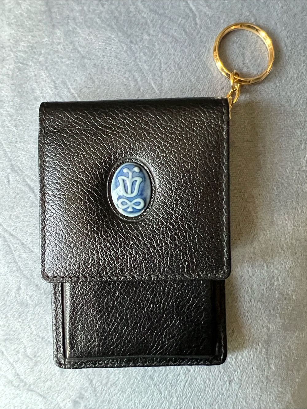 Vintage Lladro Society Leather coin purse & key chain